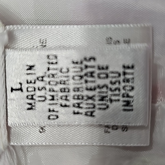 TALBOTS FLORAL PRINT, Pants size large. Elastic waist. Made in the USA. Lined. - Picture 7 of 8